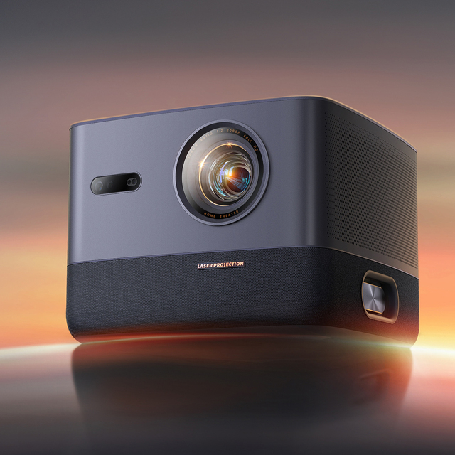 [4+64GB] New Arrival Wupro K1S Smart Home Theater Long Throw 4K Support UHD Projector 2500CVIA Lumens DLP Laser Projector