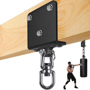 Support <span class=keywords><strong>de</strong></span> <span class=keywords><strong>sac</strong></span> <span class=keywords><strong>de</strong></span> <span class=keywords><strong>frappe</strong></span> lourd en acier pour boxe et MMA, fixation sur poutre, pivotant à 360 degrés, crochet <span class=keywords><strong>de</strong></span> suspension 900g - Product Image 1