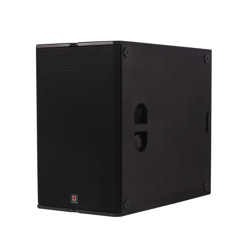 Altavoces de audio profesionales Subwoofer doble de 15 pulgadas de alta calidad, salida de potencia de 1200W para conciertos de montaje de Iglesia