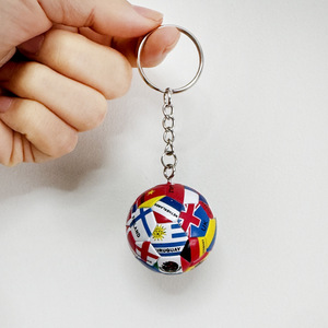Bán buôn 2026 US-CA-MX quốc tế bóng đá cạnh tranh <span class=keywords><strong>Keychain</strong></span> người hâm mộ thiết bị ngoại vi bóng đá hình dạng móc chìa khóa - Product Image 2