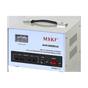 Estabilizador de voltaje electrónico monofásico <span class=keywords><strong>AVR</strong></span> 10kVA, tipo servomotor, entrada de 160V - 260V - Product Image 1