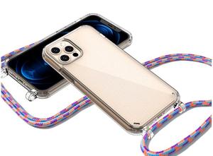 Coque de téléphone portable transparente en TPU, <span class=keywords><strong>collier</strong></span> <span class=keywords><strong>pour</strong></span> <span class=keywords><strong>iPhone</strong></span> <span class=keywords><strong>13</strong></span>, avec lanière réglable - Product Image 2