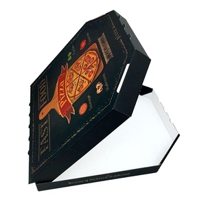 Scatola Rettangolare in Cartone per <span class=keywords><strong>Pizza</strong></span>, Personalizzabile con Logo di Fabbrica, 11 Pollici, in Carta Kraft con Stampa a Caldo in Lamina d'Oro per <span class=keywords><strong>Pizza</strong></span> - Product Image 5