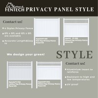 Clôture de jardin Fentech Premium anti-UV, imperméable, en PVC vinyle, haute densité, pour l'extérieur, pour les jardins australiens