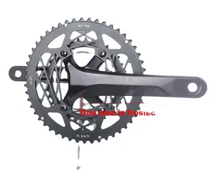 Tuobu Fiets Cranks 104BCD Ultralight 170Mm Crank Aluminium Trapas Lager 38T Fiets Kettingwiel