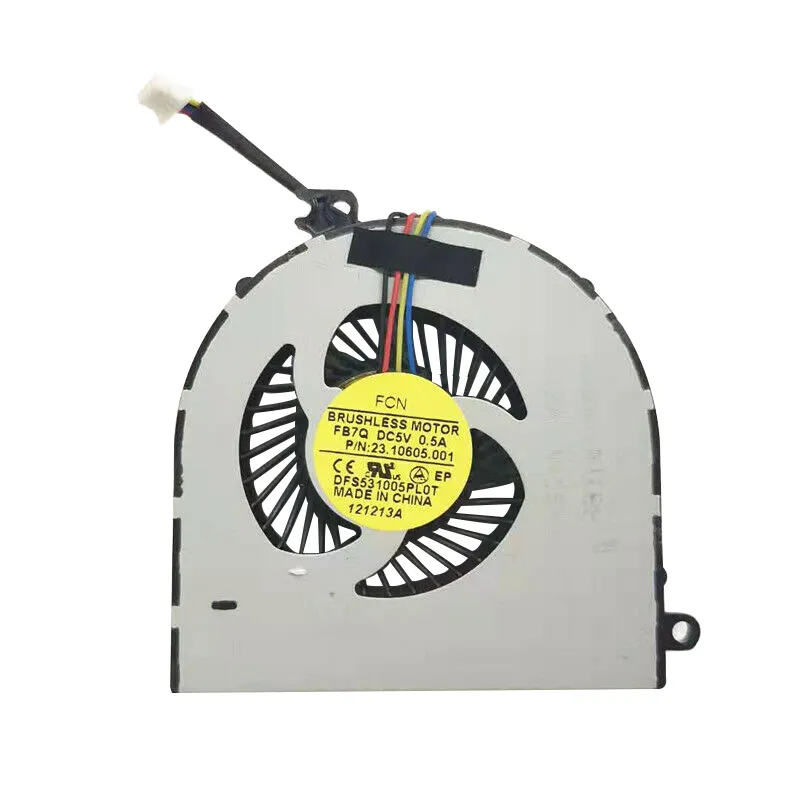 Genuine original laptop cpu cooling fan for HP Probook 4440S 4441S 4445S 4446 notebook cpu fan 5V 0.5A 23.10605.001 683651-001