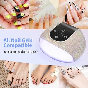 Hot Sale 268W UV <b>Light</b> for Gel Nails With 66 LED Beads, Touch Control Display & Auto Sensor LED Nail Lamp With 3 <b>Timer</b> Modes - Product Image 6