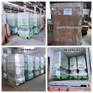 Diskon gunting hidrolik elektrik mendorong sendiri platform kerja udara dalam ruangan luar ruangan 300kg 3m 4m 5m 6m 10m 12m 14m - Product Image 4