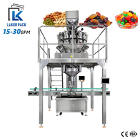 Systèmes de remplissage linéaire multi-voies automatiques pour céréales, graines, riz et granulés en bouteilles, machines de remplissage de Chine
