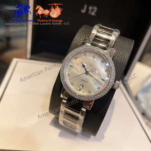 Longnes Nouvelle Montre de Luxe pour Femme, Élégante et Tendance, à Quartz, avec Bracelet en Acier Inoxydable et Cuir, Étanche - Product Image 4