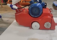 Ponceuse à tambour verticale industrielle électrique portable puissante pour sols en bois dur