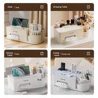 Boîte de rangement pour mouchoirs en plastique haut de gamme pour salon et coiffeuse, design moderne, multi-usages, emballée individuellement
