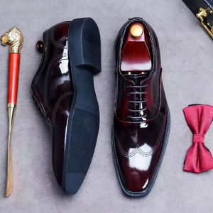 Luxury Custom Oxfords Handcrafted Italian Full-Grain Leather Breathable & Slip-Resistant Lace-Up Closure with <b>Memory</b> <b>Foam</b> <b>Insole</b> - Product Image 5