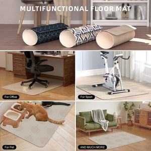 Tapete Transparente de PVC de Alta Calidad para Silla de Oficina, Duradero, Lavable, Antideslizante, Protector Reversible para Pisos de Madera Dura, para el Hogar - Product Image 5
