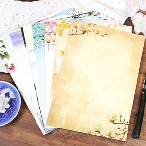 Phong cách Trung Quốc có màu sắc đẹp <span class=keywords><strong>A4</strong></span> cực dày 120g giấy photocopy có hoa văn đường kẻ ngang chữ cơ bản - Product Image 3