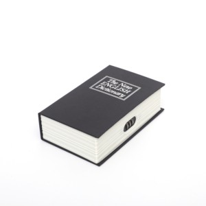 Factory supply metal secret book safe book safe creative code book safe box