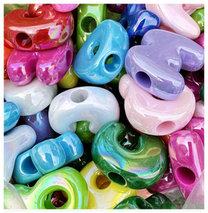 Perles Alphabet <span class=keywords><strong>en</strong></span> <span class=keywords><strong>Résine</strong></span> Acrylique Épaisse de 25 mm, Couleurs Assorties, avec Grand Trou Vertical pour la Fabrication de Bijoux et <span class=keywords><strong>Porte</strong></span>-clés (Vente <span class=keywords><strong>en</strong></span> Gros) - Product Image 6