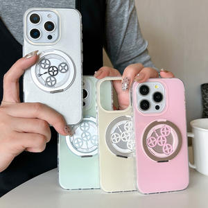 Nouveau Design <span class=keywords><strong>Gear</strong></span> 360 support de Rotation PC pare-chocs Aati-goutte housse de téléphone pour <span class=keywords><strong>iPhone</strong></span> 17 16 15 14 13 12 11 - Product Image 4