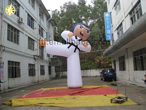 Globo Inflable Gigante de 6-8 Pies de Altura con Forma de Hombre de Dibujos Animados, Impermeable, con Soplador Eléctrico para Fiestas al Aire Libre y Decoración Promocional - Product Image 3