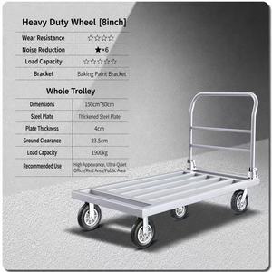 <span class=keywords><strong>Carro</strong></span> de Transporte <span class=keywords><strong>Plegable</strong></span> de 5 <span class=keywords><strong>Ruedas</strong></span>, Resistente, Portátil, OEM, Carretilla de Compras, <span class=keywords><strong>Carro</strong></span> Multiusos - Product Image 1