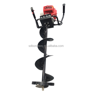 Tarière industrielle 52cc de qualité professionnelle, foret hélicoïdal pour le sol, perceuse à inversion, machine à percer <span class=keywords><strong>manuelle</strong></span>, alimentation par batterie métallique - Product Image 5