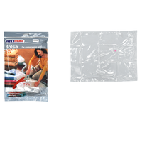 Sac de rangement sous vide en plastique PP transparent 60x40x30cm à double compartiment, capacité 6-10L pour vêtements et usage en armoire