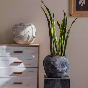 Maceta <span class=keywords><strong>de</strong></span> Fibra <span class=keywords><strong>de</strong></span> Magnesio Hecha a Mano, Transpirable, para Interiores, Sala <span class=keywords><strong>de</strong></span> Estar, Jardín, Plantas Verdes, <span class=keywords><strong>de</strong></span> Alta Gama - Product Image 5