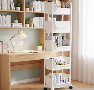 Étagère de rangement multi-niveaux en plastique PP, pratique, moderne et simple pour la maison - Product Image 3