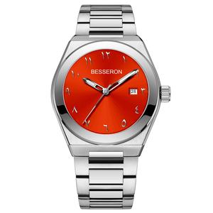 Reloj de Cuarzo de Acero Inoxidable de Lujo con Dial Árabe OEM ODM, Nuevo Reloj de Pulsera Luminoso a Prueba de Agua para Hombre - Product Image 4