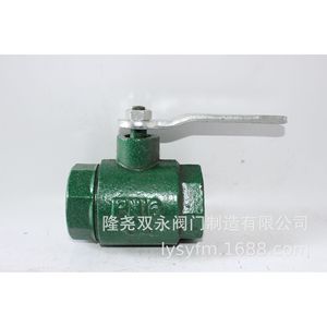 Vanne à boisseau fileté en fonte 1 pouce, manuelle, pour eau et huile, à passage plein, raccord fileté Q11F 16, pression 100 PSI - Product Image 2