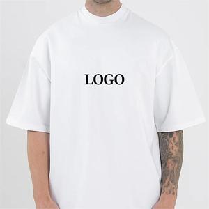 T-shirt Streetwear Col Montant Coupe Boxy Oversize 100% Coton Qualité Supérieure Grammage Lourd Fabricant - Product Image 2