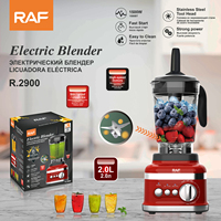 Blender électrique RAF 2,0 L, lame en acier inoxydable, moteur haute vitesse, machine à broyer la glace et à mélanger les jus, appareil de cuisine R.2900