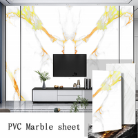 Panneaux muraux et revêtements en PVC marbré UV - Ignifuges, imperméables, design moderne pour une utilisation intérieure/extérieure
