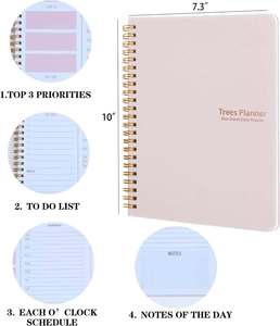 Myway 2026 Daily <strong>Planner</strong> <strong>Hourly</strong> Schedules Appointment <strong>Planner</strong> Undated with To-Do List, Meals, Notes 10"X7.3", Flexible Cover - Product Image 5