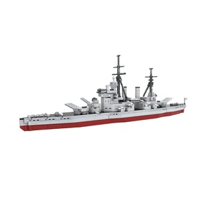 Décor <span class=keywords><strong>à</strong></span> la maison War Fleet Ship Model Battleship Collectible Building Block Set pour enfants et adultes Spielzeug Games - Product Image 1