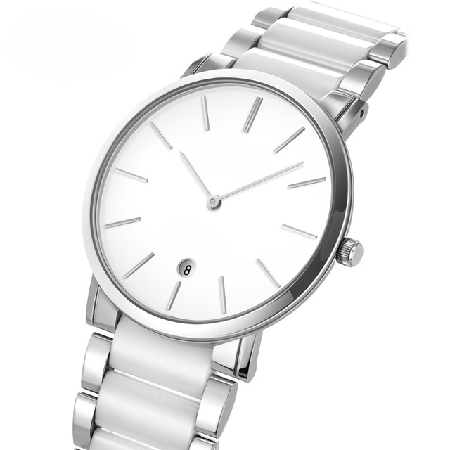 EASY MATCHING FASHION Ceramic WATCH FULL INTERPRETATION of DIFFERENT STYLES Full Shiny Slim Size Top Luxury Watch