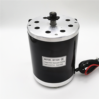 MY1020 IP44 24v 36v 48v 60v 500w 800w 1000w Moteur DC brossé pour E-Scooter et Light t E.V.ca r