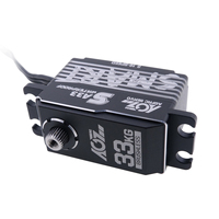 AGFrc-cuerno de Metal sin SA33, programable, 33KG, pieza de coche teledirigido, bajo perfil, resistente al agua, Servo inteligente Digital