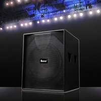 Nuoxun S18 + 18 pouces Ultra-bas professionnel extérieur Subwoofer KTV divertissement système de son 750W/1800W puissance de crête boîtier en bois