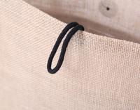 Sac fourre-tout en lin à imprimé personnalisé, sacs fourre-tout écologiques, sac de Shopping en Jute à la mode