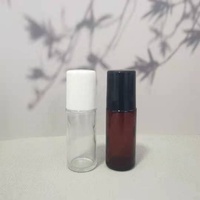 Flacon de parfum vide transparent en verre sodalime avec bouchon à vis 30ml 50ml, emballé en carton