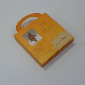 Bolsas de papel con ventana, regalo de regalo, bolsa de recuerdo de fiesta con mango troquelado y cubierta abatible de gancho y bucle, Dulces, galletas, cosméticos, Chocolate - Product Image 2