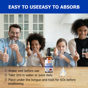 Best Selling Saffron Liposomal Liquid Drops with Saffron Extract Ashwagandha Root Extract Support a More Productive You a More F - Product Image 3