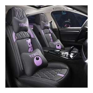 <span class=keywords><strong>Coprisedili</strong></span> Anteriori in Pelle PU Carino per Auto a 5 Posti per Es350 Dodge Fur Hiace Venza C200 Beetle BMW Mini Smart Vios Lulu AnK3 - Product Image 3