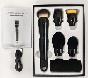 Ensemble <span class=keywords><strong>de</strong></span> pinceaux <span class=keywords><strong>de</strong></span> maquillage à 5 têtes Offre Spéciale <span class=keywords><strong>fond</strong></span> <span class=keywords><strong>de</strong></span> <span class=keywords><strong>teint</strong></span> et <span class=keywords><strong>pinceau</strong></span> <span class=keywords><strong>de</strong></span> maquillage <span class=keywords><strong>rotatif</strong></span> pour une application naturelle et lisse - Product Image 5