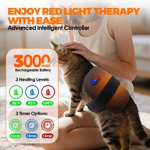 Dispositivo Portatile <span class=keywords><strong>per</strong></span> Terapia della Luce Rossa <span class=keywords><strong>per</strong></span> Cani con Logo Personalizzato, Terapia a Luce Infrarossa 660Nm, Cuscinetto Riscaldante Indossabile <span class=keywords><strong>per</strong></span> Animali Domestici <span class=keywords><strong>per</strong></span> Alleviare il Dolore - Product Image 5
