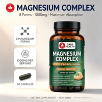 Magnésium Complexe 8 Formes 100mg Absorption Maximale 90 Comprimés pour Os et Muscles Vie Active Marque Privée OEM Personnalisé