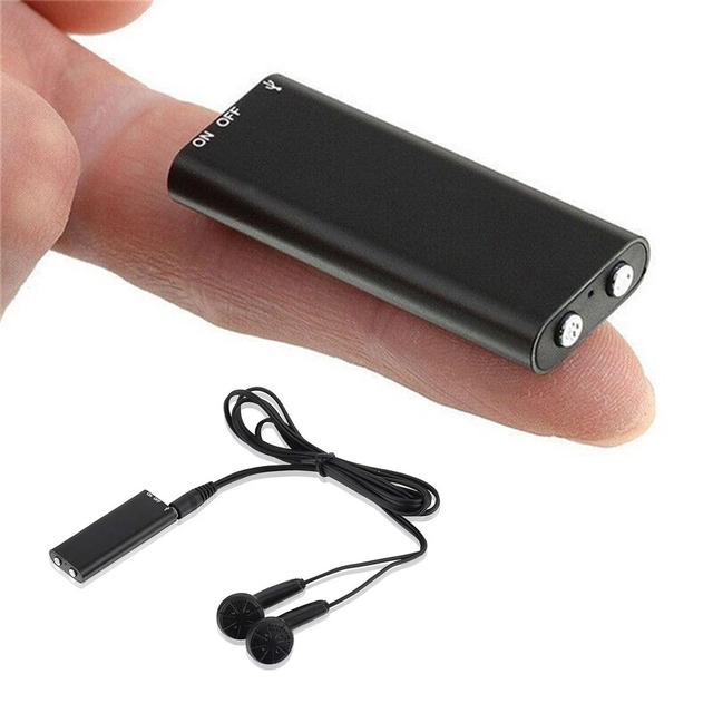 Flash Memory Voice Activated Recording Device Mini Digital Voice Recorders MP3 Mini Dictaphone