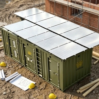 Générateur solaire tout-en-un Yofen GF3-75 30-100kW avec batterie LiFePO4, refroidissement par eau/air, portable, type mobile pour usage domestique et commercial