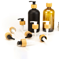 Têtes de pompe en bambou personnalisées YUESHEN 24/410 28/410, distributeur de lotion écologique en bois, têtes de pompe en bois, pièces usinées CNC